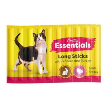 50x5g Smilla Essentials Sticks nyúl & pulyka étrend-kiegészítő eledel macskáknak kép
