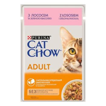 52x85g Cat Chow Adult lazac csirke nedves macskatáp kép