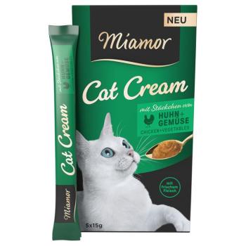 55x15g Miamor Cat Cream csirke + zöldség macskasnack kép