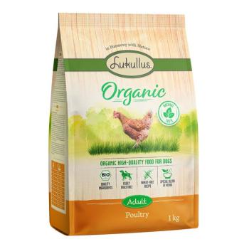 5kg Lukullus Bio szárnyas (búzamentes) száraz kutyatáp kép