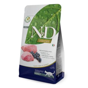5kg N&D gabonamentes Adult bárány & áfonya száraz macskatáp kép