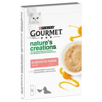 5x10g Gourmet Nature's Creations lazac & sárgarépa macskasnack kép
