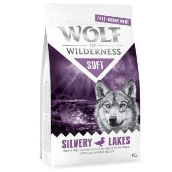 5x1kg Wolf of Wilderness "Soft - Silvery Lakes" - szabad tartású csirke & kacsa száraz kutyatáp kép