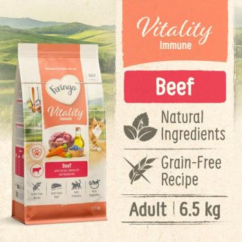 6,5kg Feringa Vitality Immune marha száraz macskatáp kép