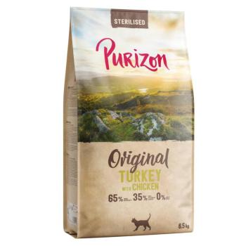 6,5kg Purizon Sterilised Adult pulyka & csirke - gabonamentes száraz macskatáp kép
