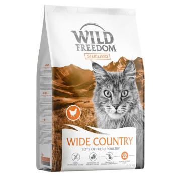 6,5kg Wild Freedom Adult "Wide Country" Sterilised szárnyas - gabonamentes száraz macskatáp kép