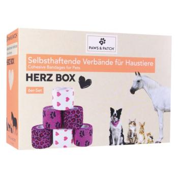 6 tekercs PAWS & PATCH ragtapasz Szív box kutyáknak, macskáknak, lovaknak, rágcsálóknak kép