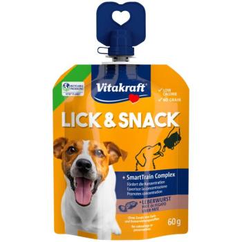 60g Vitakraft Lick & Snack SmartTrain Complex kutyasnack - Májkrém kép