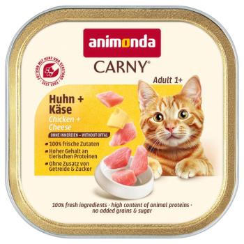 64x85g animonda Carny Adult csirke & sajt nedves macskatáp kép