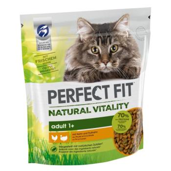 650g Perfect Fit Natural Vitality csirke & pulyka száraz macskatáp kép