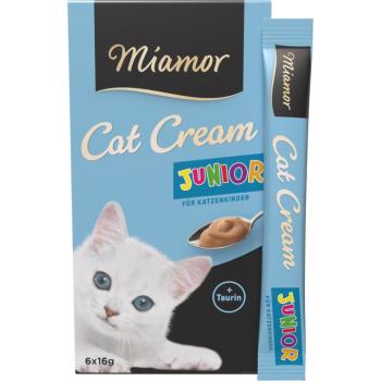 66x16g Miamor Cat Cream Junior-krém snack kiscicáknak kép