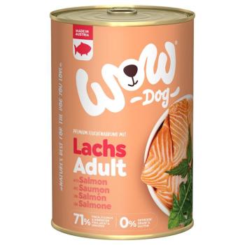 6x400g WOW Adult nedves kutyatáp - Lazac kép