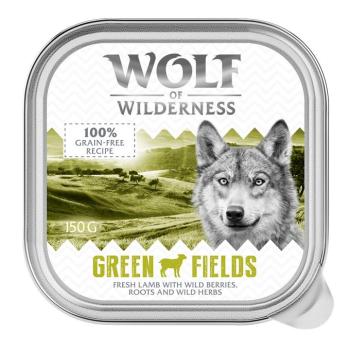 6x150g Wolf of Wilderness Adult Green Fields - bárány nedves kutyatáp kép