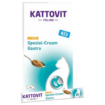 6x15g Kattovit Gastro speciális krém étrend-kiegészítő eledel macskáknak kép