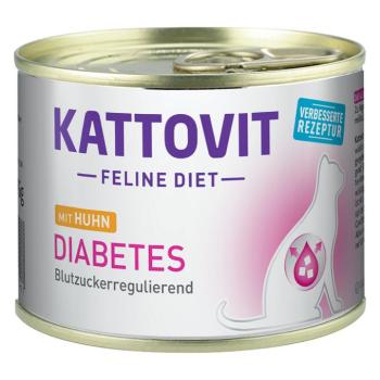 6x185g Kattovit Diabetes / súly nedves macskatáp kép