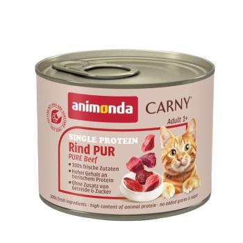 6x200g animonda Carny Single Protein Adult marha pur nedves macskatáp kép