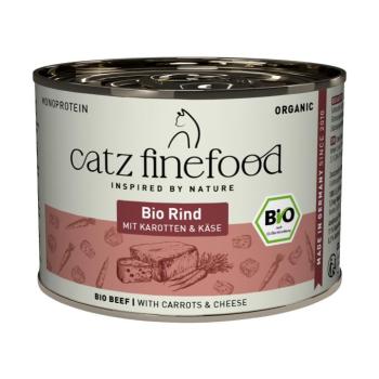 6x200g catz finefood Bio Bio marha nedves macskatáp kép