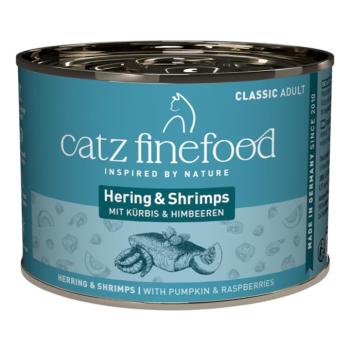 6x200g catz finefood Hering & garnéla nedves macskatáp kép