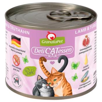 6x200g GranataPet DeliCatessen Bárány & pulyka nedves macskatáp kép