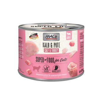 6x200g MAC´s Cat borjú & pulyka nedves macskatáp kép