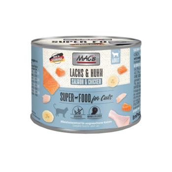 6x200g MAC´s Cat lazac & csirke nedves macskatáp kép