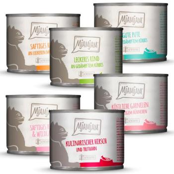 6x200g Mix (6 fajta) MjAMjAM nedves macskaeledel kép