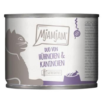 6x200g MjAMjAM Duo Csirke & nyúl nedves macskatáp kép