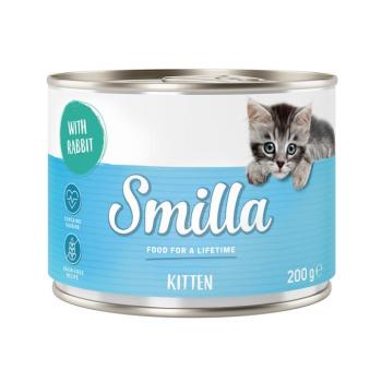 6x200g Smilla Kitten nyúl nedves kölyökmacskatáp kép