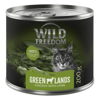 6x200g Wild Freedom Adult nedves macskatáp - Green Lands - bárány & csirke kép