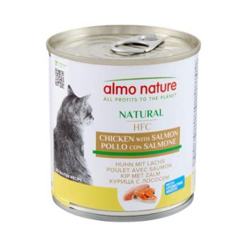 6x280g Almo Nature HFC nedves macskatáp-csirke & lazac kép