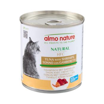 6x280g Almo Nature HFC nedves macskatáp-tonhal & garnéla kép