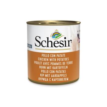 6x285g Schesir Csirke & burgonya nedves kutyatáp kép
