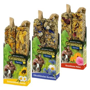 6x2rúd JR Farm Farmy's Grainless, 3 fajta, vegyes csomag, rágcsálósnack kép
