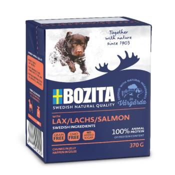 6x370g Bozita falatkák aszpikban lazac nedves kutyatáp kép