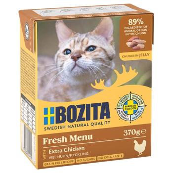 6x370g Bozita falatok aszpikban csirke nedves macskatáp kép