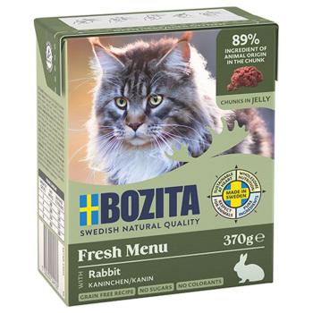 6x370g Bozita falatok aszpikban nyúl nedves macskatáp kép