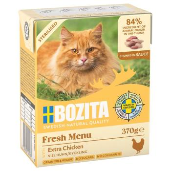 6x370g Bozita falatok Sterilised csirke szószban nedves macskatáp kép