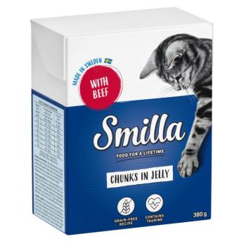 6x380g Smilla falatkák aszpikban marha nedves macskatáp kép