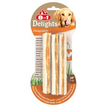 6x3db (6x75g) 8in1 Delights csirke rágórúd kutyasnack kép