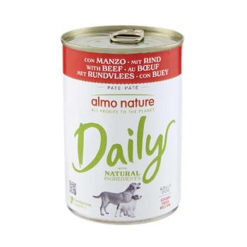 6x400g Almo Nature Daily marha nedves kutyatáp