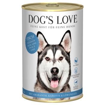 6x400g Dog's Love Adult Hal nedves kutyatáp