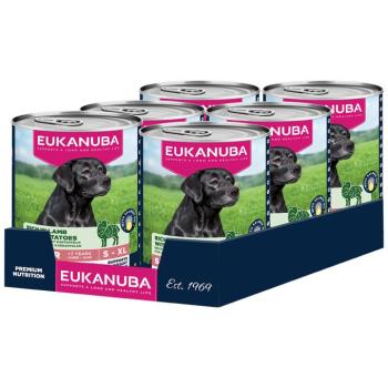 6x400g Eukanuba Senior bárány & burgonya nedves kutyatáp kép