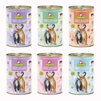 6x400g GranataPet DeliCatessen nedves macskatáp próbacsomag 6 változattal kép