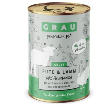6x400g GRAU Pulyka & bárány gabonamentes ínyenctál kép