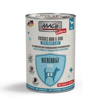 6x400g MAC's Dog Vetcare vesediéta Csirke & marha nedves kutyatáp kép