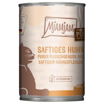 6x400g MjAMjAM pur nedves macskatáp - Szaftos csirke pur kép