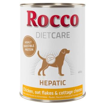 6x400g Rocco Diet Care Hepatic csirke, zabpehely & túró nedves kutyatáp kép