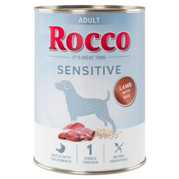 6x400g Rocco Sensitive bárány & rizs nedves kutyatáp új receptúrával kép
