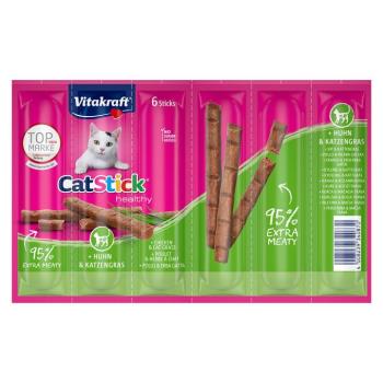 6x6g Vitakraft Cat Stick Mini macskasnack - csirke & macskafű kép