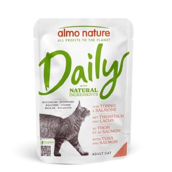 6x70g Almo Nature Daily Menu nedves macskatáp-Tonhal & lazac kép